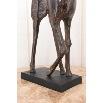 Aluminiowy Patynowany Koń - Abstrakcja - Nowoczesna Rzeźba - Prezent