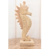 Konik Morski - Figura Rzeźba z Drewna - Drewno Rękodzieło - Ozdoba Prezent