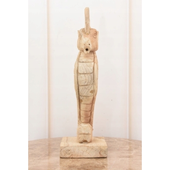 Konik Morski - Figura Rzeźba z Drewna - Drewno Rękodzieło - Ozdoba Prezent