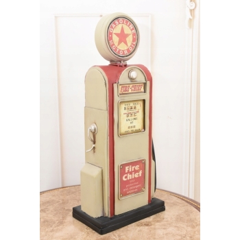 Metalowa Skarbonka Dystrybutor Paliwa - Stacja Benzynowa Gasoline Prezent