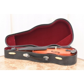 Mini Skrzypce - Futerał - Prezent Dla Muzyka - Figura Instrument OZdoba