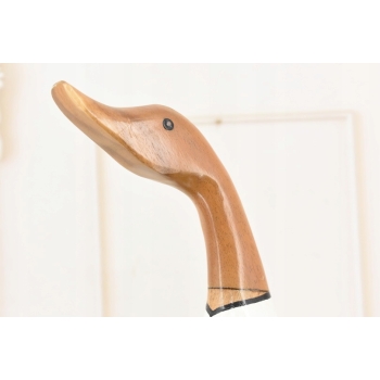 Drewno Teakowe Teak - Drewniana Kaczka - Niemiecki Piłkarz - Figura