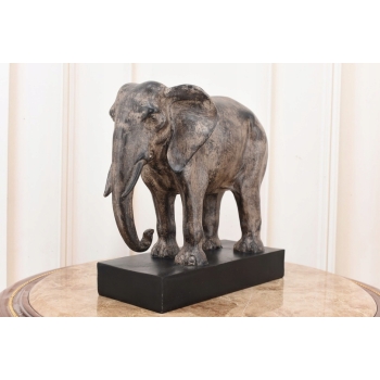 Słoń Na Szczęście - Figura Słonika - Wystój Salonu Gabinetu - Ozdoba