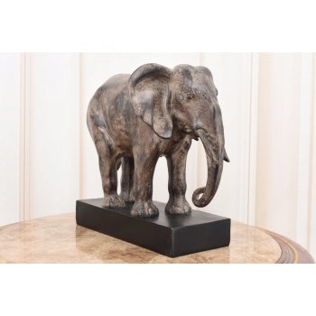 Słoń Na Szczęście - Figura Słonika - Wystój Salonu Gabinetu - Ozdoba