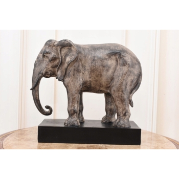 Słoń Na Szczęście - Figura Słonika - Wystój Salonu Gabinetu - Ozdoba