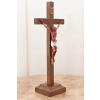 Jezus Na Krzyżu - Stojący Krzyż Pasyjny 24 cm - Serce Jezusa Biblia Religia