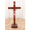 Jezus Na Krzyżu - Stojący Krzyż Pasyjny 30cm - Serce Jezusa Biblia Religia