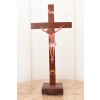 Jezus Na Krzyżu - Stojący Krzyż Pasyjny 30cm - Serce Jezusa Biblia Religia