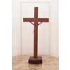Jezus Na Krzyżu - Stojący Krzyż Pasyjny 30cm - Serce Jezusa Biblia Religia