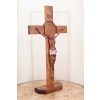 Jezus Na Krzyżu - Stojący Krzyż Pasyjny 42 cm - Serce Jezusa Biblia Religia