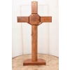 Jezus Na Krzyżu - Stojący Krzyż Pasyjny 42 cm - Serce Jezusa Biblia Religia