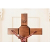 Jezus Na Krzyżu - Stojący Krzyż Pasyjny 42 cm - Serce Jezusa Biblia Religia