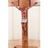 Jezus Na Krzyżu - Stojący Krzyż Pasyjny 42 cm - Serce Jezusa Biblia Religia