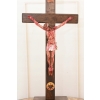 Jezus Na Krzyżu - Stojący Krzyż Pasyjny 43 cm - Serce Jezusa Biblia Religia