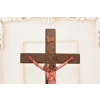 Jezus Na Krzyżu - Stojący Krzyż Pasyjny 43 cm - Serce Jezusa Biblia Religia