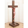 Jezus Na Krzyżu - Stojący Krzyż Pasyjny 43 cm - Serce Jezusa Biblia Religia