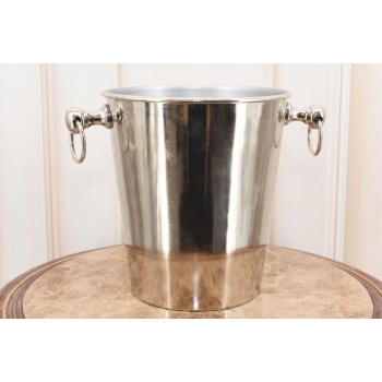 Srebrny Francuski Coolera na Lod Alkohol - Chłodziarka na Wino Wódkę Stojak