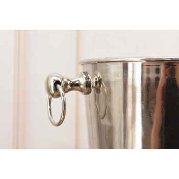 Srebrny Francuski Coolera na Lod Alkohol - Chłodziarka na Wino Wódkę Stojak