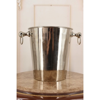 Srebrny Francuski Coolera na Lod Alkohol - Chłodziarka na Wino Wódkę Stojak