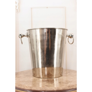 Srebrny Francuski Coolera na Lod Alkohol - Chłodziarka na Wino Wódkę Stojak