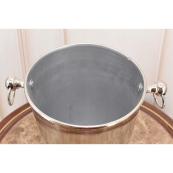 Srebrny Francuski Coolera na Lod Alkohol - Chłodziarka na Wino Wódkę Stojak