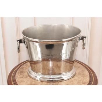 Srebrny Francuski Coolera na Lod Alkohol - Chłodziarka na Wino Wódkę Stojak