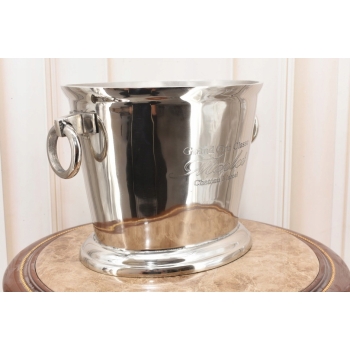 Srebrny Francuski Coolera na Lod Alkohol - Chłodziarka na Wino Wódkę Stojak