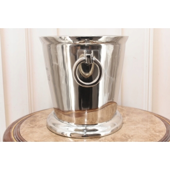 Srebrny Francuski Coolera na Lod Alkohol - Chłodziarka na Wino Wódkę Stojak