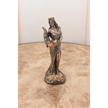 Fortuna z Pieniędzmi - Bogini Szczęścia - Figura Mitologia - Prezent 16 cm