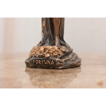 Fortuna z Pieniędzmi - Bogini Szczęścia - Figura Mitologia - Prezent 16 cm