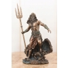 Posejdon z Trójzębem - Mitologia Bóg Mórz - Figura Rzeźba - Ozdoba