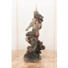 Posejdon z Trójzębem - Mitologia Bóg Mórz - Figura Rzeźba - Ozdoba