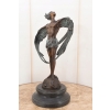 Ikar z Rozłożonymi Skrzydłami - Mityczna Ogromna Figura Rzeźba z Brązu 32cm