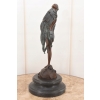 Ikar z Rozłożonymi Skrzydłami - Mityczna Ogromna Figura Rzeźba z Brązu 32cm