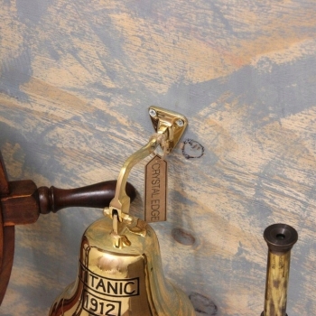 Mosiężny Okrętowy Dzwon - Marynistyczny Dzwonek na Statek - Titanic 1912