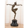 Orientalna Tancerka z Brązu - Art Deco - Kobieta - Figura Rzeźba z Brązu