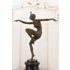 Orientalna Tancerka z Brązu - Art Deco - Kobieta - Figura Rzeźba z Brązu