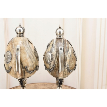 2 Carskie Jajka Męskie Damskie - Kamień Jaspis - Unikalne Carska Rosja 14kg