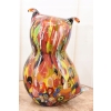 Szkło Murano Style - Kolorowa Sowa Ptak - Figura Rzeźba - Dekoracja