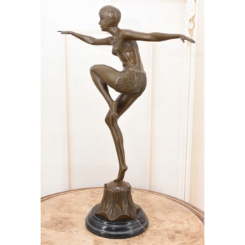 Tancerka Baletnica - Kobieta z Brązu - Figura Brąz - Prezent Paris Prezent