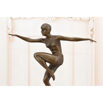 Tancerka Baletnica - Kobieta z Brązu - Figura Brąz - Prezent Paris Prezent