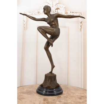 Tancerka Baletnica - Kobieta z Brązu - Figura Brąz - Prezent Paris Prezent