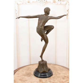 Tancerka Baletnica - Kobieta z Brązu - Figura Brąz - Prezent Paris Prezent