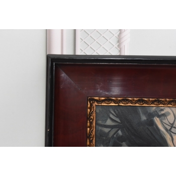 Zofia Stryjeńska - GÓRAL I GÓRALKA - Stary Obraz na Płótnie - Unikat