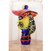 Szkło Murano GLASS - DAMA W KAPELUSZU FIGURA 30CM