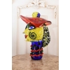 Szkło Murano GLASS - DAMA W KAPELUSZU FIGURA 30CM