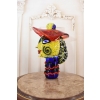 Szkło Murano GLASS - DAMA W KAPELUSZU FIGURA 30CM