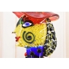 Szkło Murano GLASS - DAMA W KAPELUSZU FIGURA 30CM