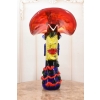 Szkło Murano GLASS - DAMA W KAPELUSZU FIGURA 30CM