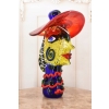 Szkło Murano GLASS - DAMA W KAPELUSZU FIGURA 30CM